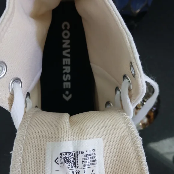 Converse White High-Top Sneakers - Picture 7 of 10